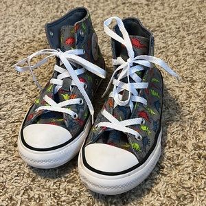 Boys Dino High-top Converses / Size 1